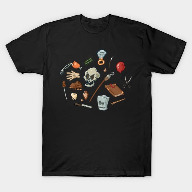 Monkey Island 3 Inventory T-Shirt by klook